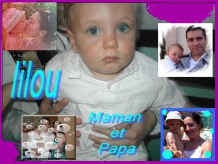 lilou sa maman et son papa